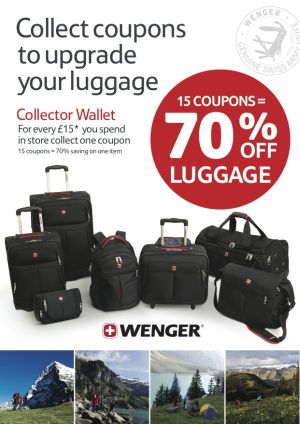 tesco luggage sale