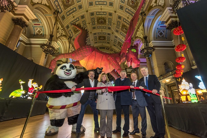 Heritage GB. Dream Works Lights at St. George's Hall ,Liverpool. 