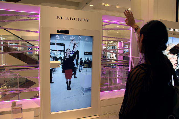 Unit9 creates Burberry's AR mirror and interactive display cabinet –  Fieldmarketing