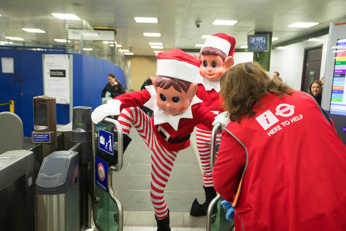 Elves Behavin' Badly take over London – Fieldmarketing