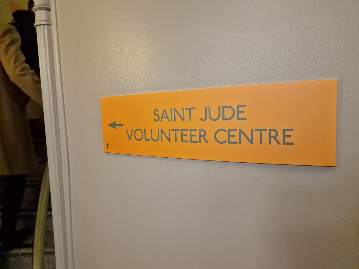 st jude signage