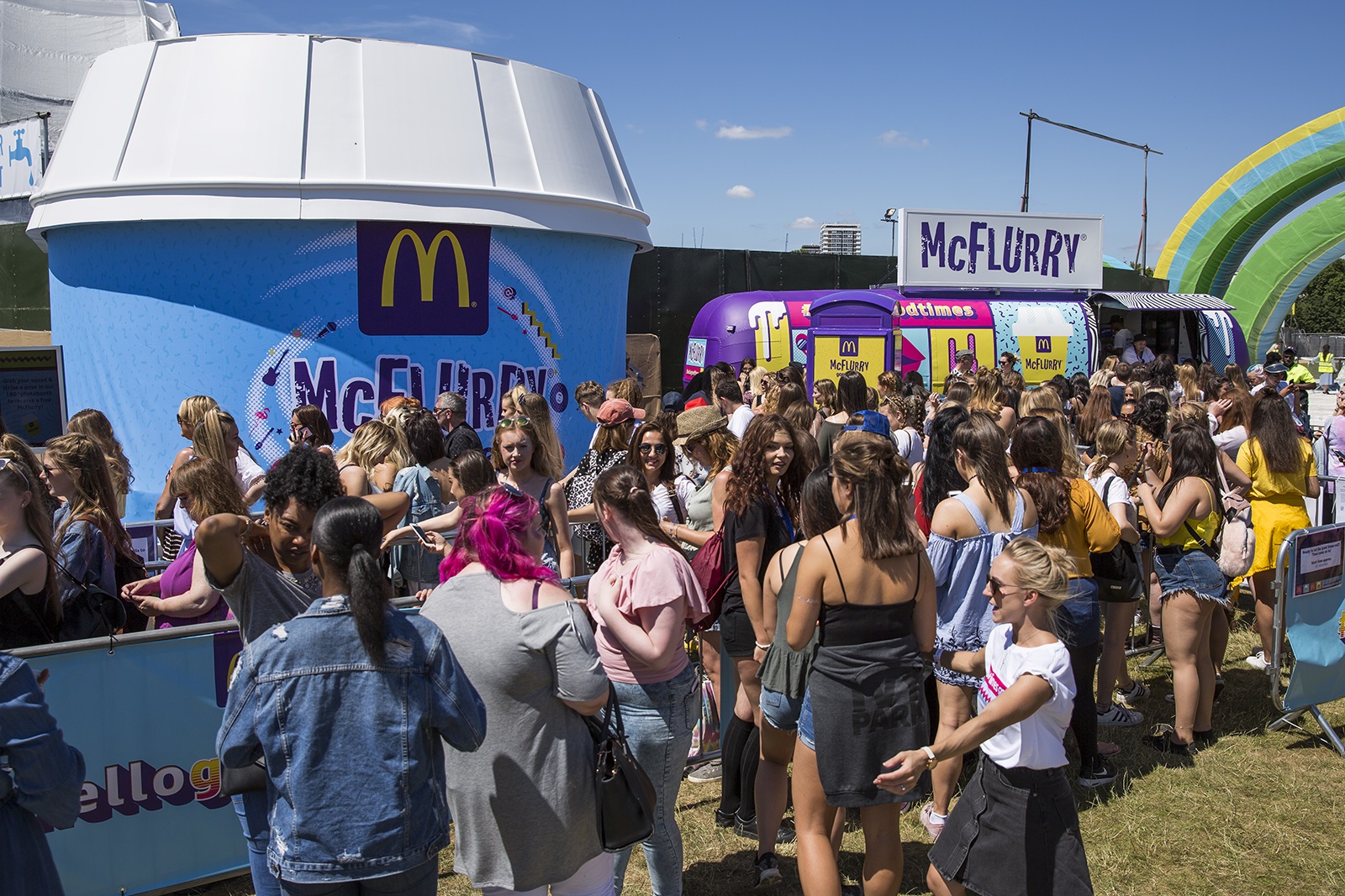 McDonald's brings the Good Times tour to UK Festivals Fieldmarketing